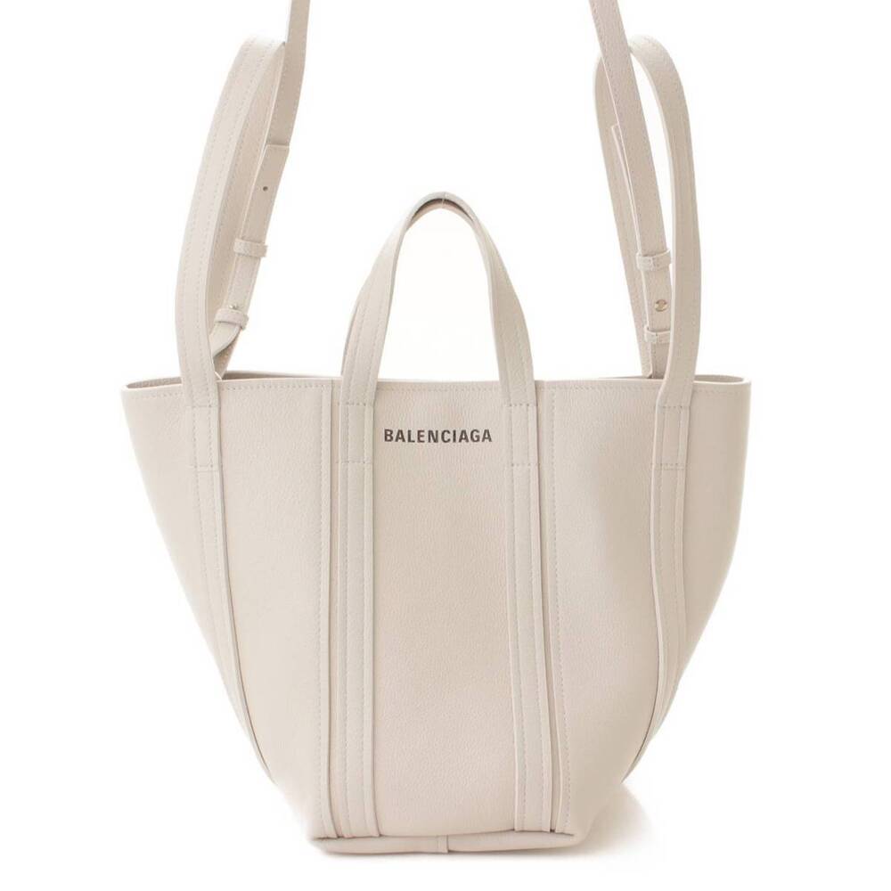 Balenciaga North South Bag White